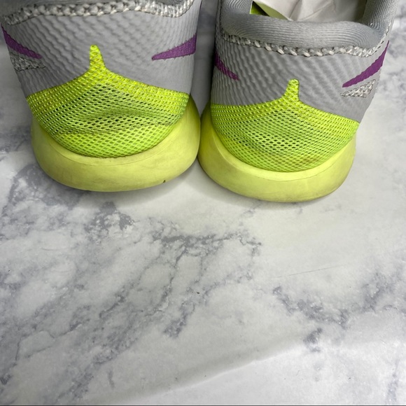 Nike Free RN 5.0 Gray w/ Neon running shoe - Picture 8 of 9